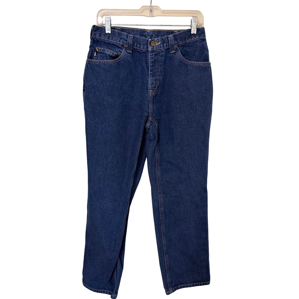 Carhartt FR Flame Resistant Dark Wash Denim Work Jeans 31x32 E7FR Gorpcore